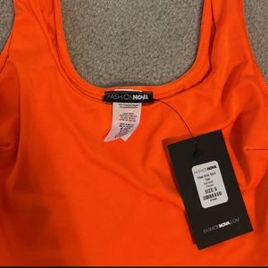 Fashion Nova two piece crop top and skirt set.